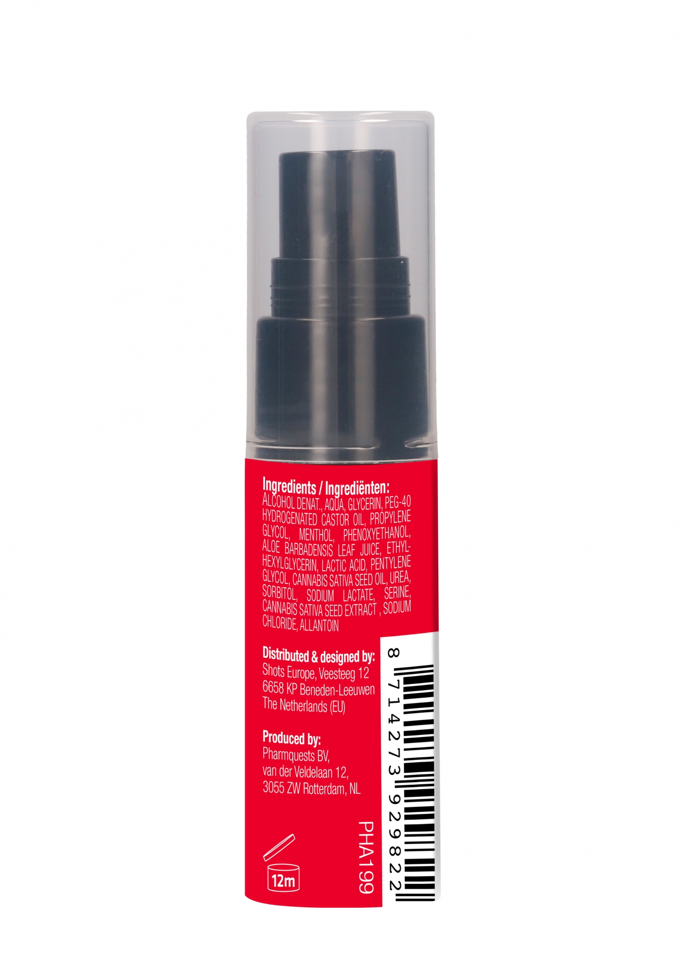 Shotsmedia, Голландия Спрей пролонгирующий CBD from Amsterdam - 15 ml Shotsmedia, Голландия Спрей пролонгирующий CBD from Amsterdam - 15 ml