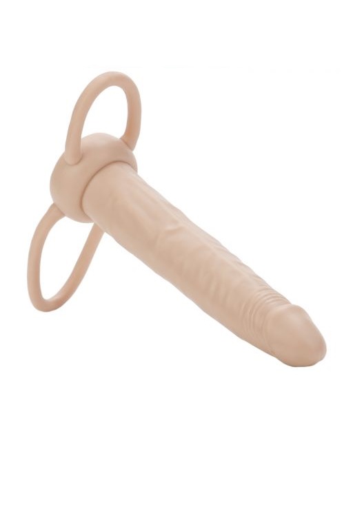 Изображение  Насадка на пенис для двойного проникновения Accommodator телесная