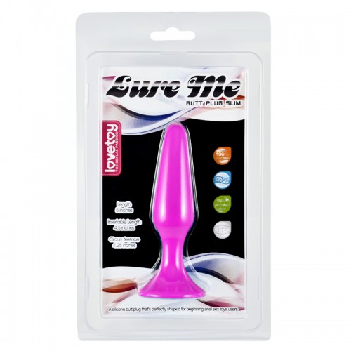 Изображение Lovetoy, Китай Розовая анальная пробка S Lure me