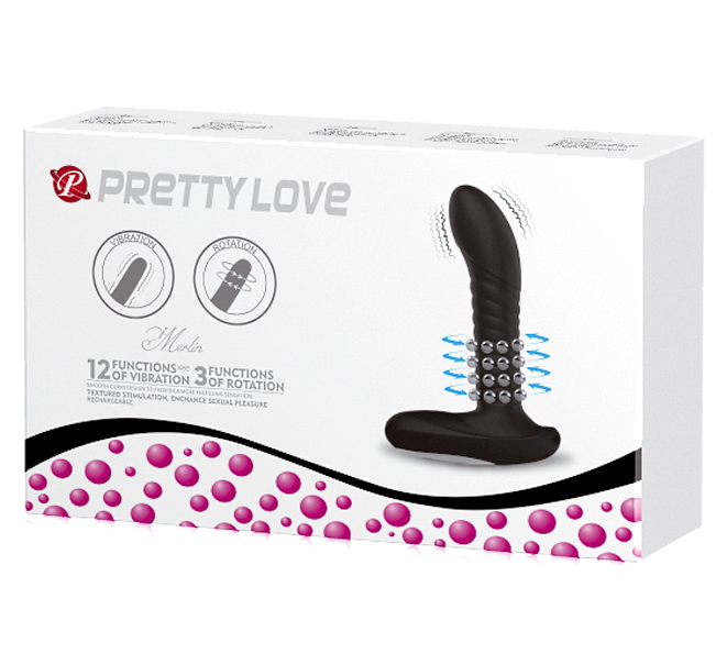 Изображение Pretty Love, Китай Вибромассажер простаты с функцией ротации Pretty Love Merlin