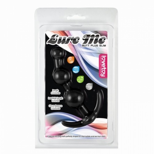 Изображение Lovetoy, Китай Анальный стимулятор чёрный Lure Me