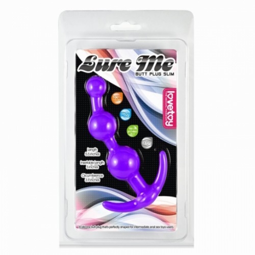 Lovetoy, Китай Анальный стимулятор фиолетовый Lure Me — купить в Минске Фото Lovetoy, Китай Анальный стимулятор фиолетовый Lure Me