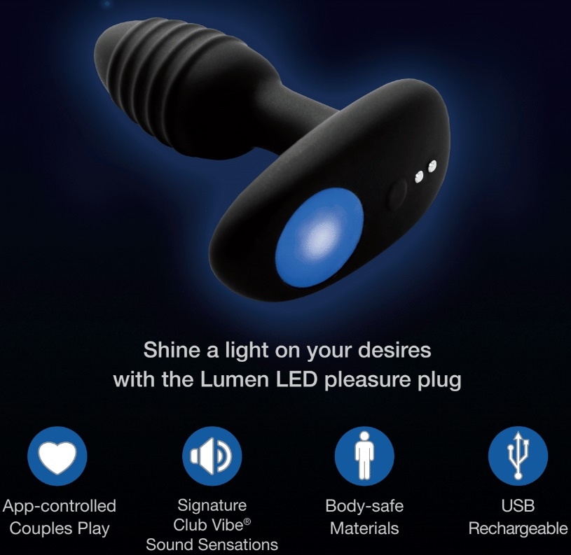 Фото Kiiroo, Нидерланды Интерактивный анальный смарт-стимулятор Kiiroo OhMiBod Lumen
