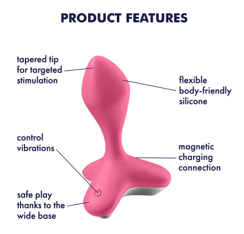 Изображение Satisfyer, Германия Анальная пробка с вибрацией Satisfyer Game Changer розовая