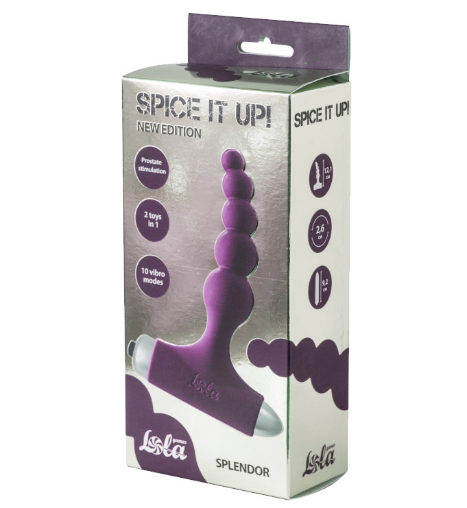 Фото Lola Toys, Россия Анальная пробка с вибрацией Spice It Up New Edition Splendor фиолетовая