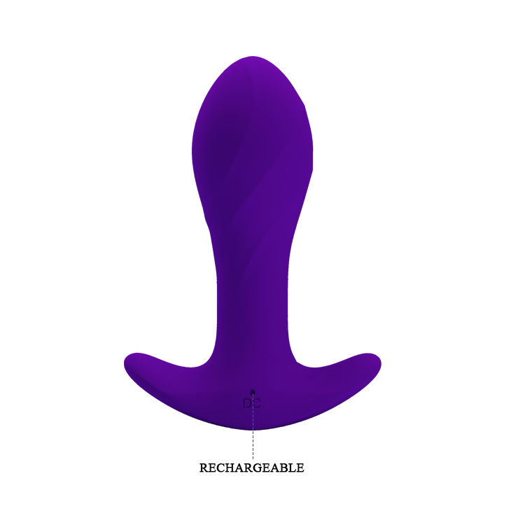 Фото Pretty Love, Китай Анальная пробка для ношения с вибрацией Pretty Love Anal Plug Massager фиолетовая
