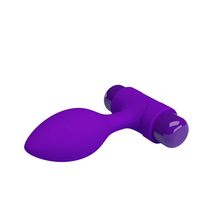 Изображение Pretty Love, Китай Анальная втулка с вибрацией Pretty Love Vibra Butt Plug фиолетовая