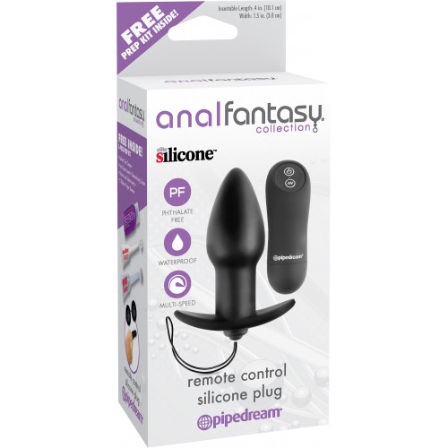 Фото PipeDream, США Анальная пробка с вибрацией AFC Remote Control Silicone Plug