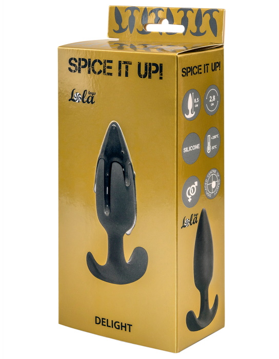 Lola Toys, Россия Анальная пробка со смещенным центром тяжести Spice it up Delight Dark Grey — купить в Минске Изображение Lola Toys, Россия Анальная пробка со смещенным центром тяжести Spice it up Delight Dark Grey