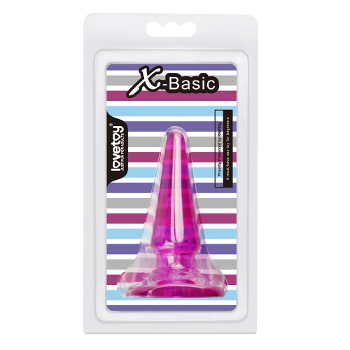 Фото Lovetoy, Китай Розовая анальная пробка Sassy