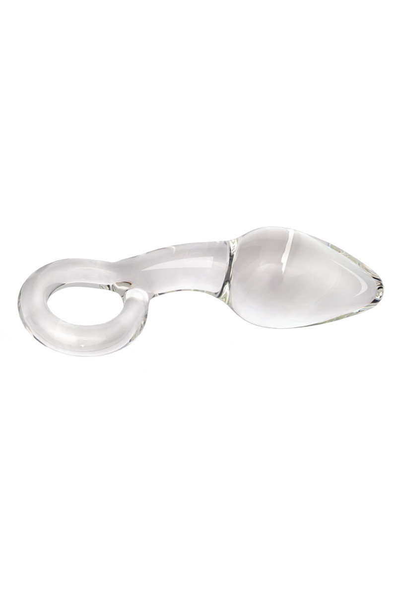 Фото Sexus Glass Анальная втулка для стимуляции простаты из стекла