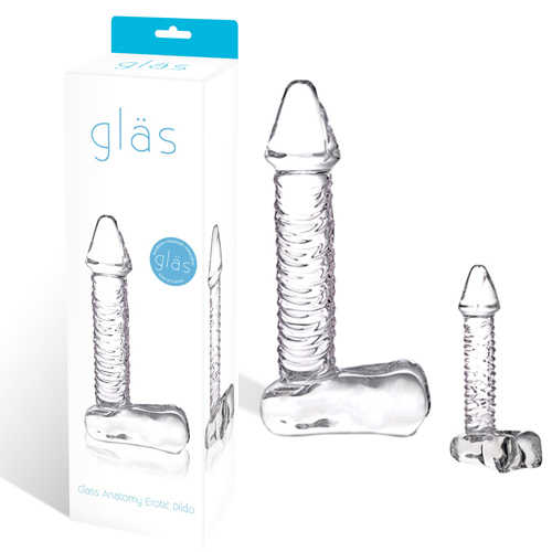 Glas, USA Дилдо из стекла Anatomic — купить в Минске Фото Glas, USA Дилдо из стекла Anatomic