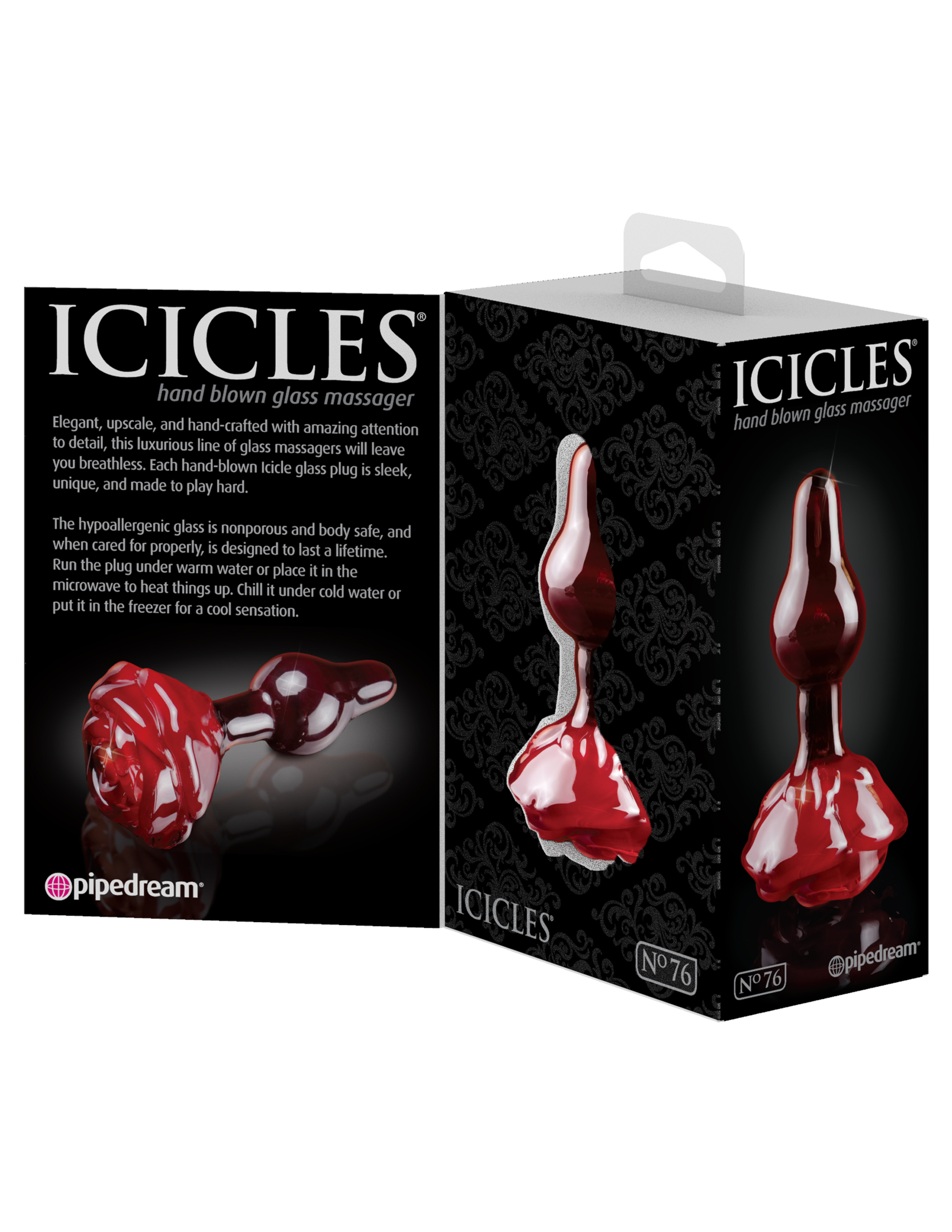 Изображение PipeDream, США Анальная пробка из стекла Icicles №76