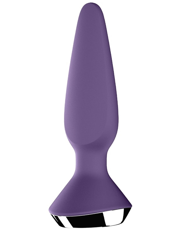 Фото Satisfyer, Германия Анальный смарт-стимулятор с вибрацией Satisfyer Plug-ilicious 1 фиолетовый