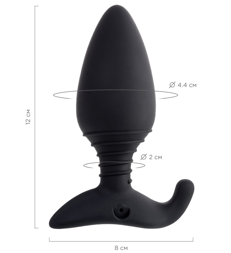 Lovense, США Анальная смарт-пробка Lovense Hush L диаметр 4,45 см — купить в Минске Изображение Lovense, США Анальная смарт-пробка Lovense Hush L диаметр 4,45 см
