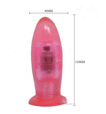 Изображение Baile, Китай Анальная вибропробка на присоске Butt Vibro Plug