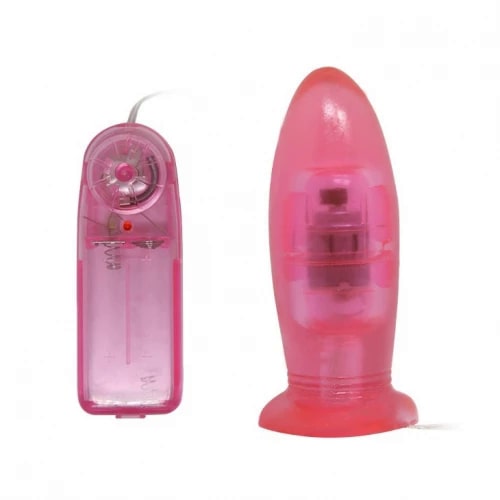 Изображение Baile, Китай Анальная вибропробка на присоске Butt Vibro Plug