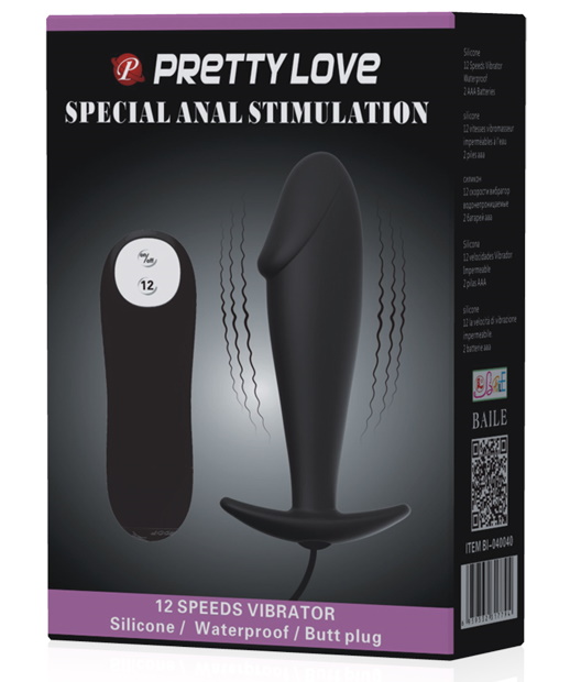 Фото Pretty Love, Китай Анальная втулка с вибрацией Pretty Love Special Anal Stimulation