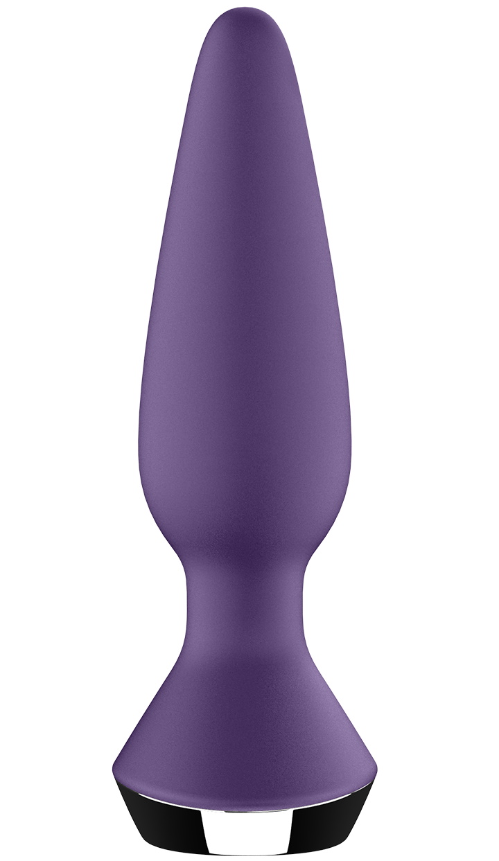 Фото Satisfyer, Германия Анальный смарт-стимулятор с вибрацией Satisfyer Plug-ilicious 1 фиолетовый