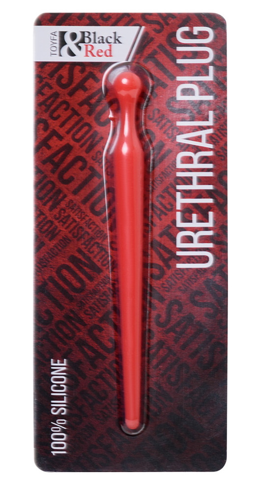 Фото  Красный уретральный буж Toyfa 10 см