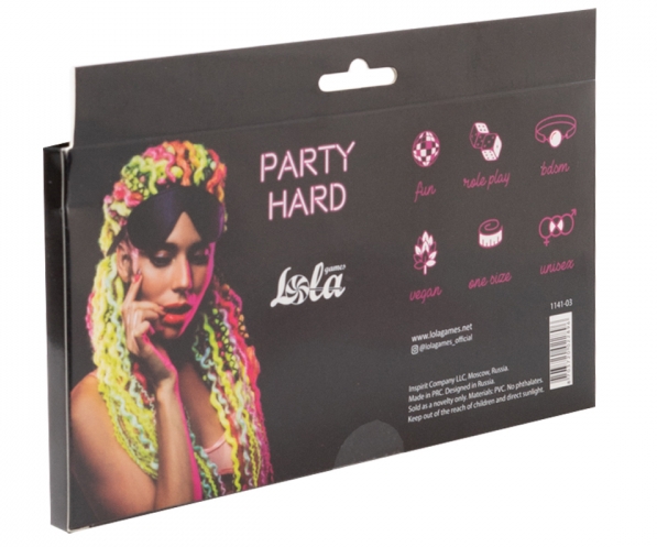 Изображение Lola Toys, Россия Маска Party Hard Shy Black