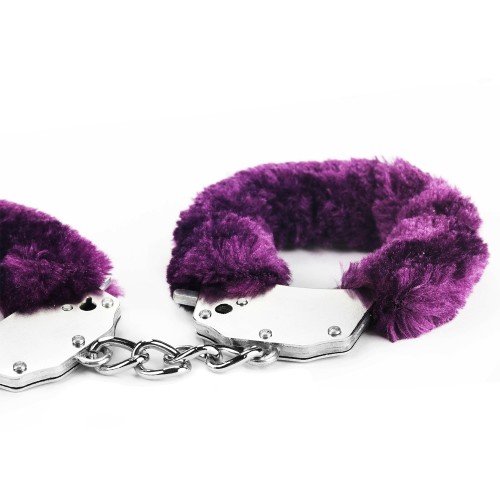 Фото Lovetoy, Китай Фиолетовые металлические наручники с мехом Fetish Pleasure
