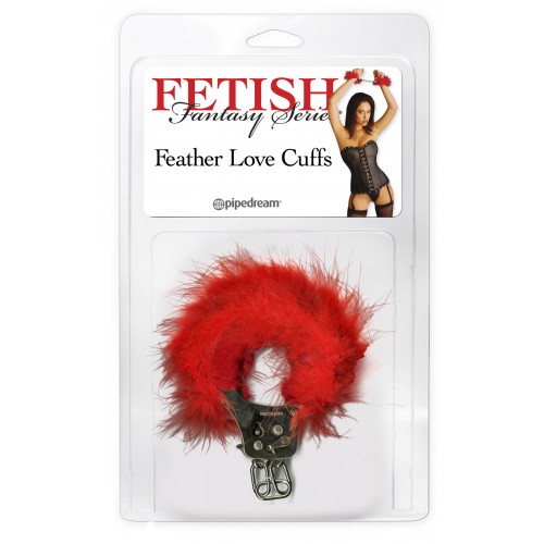 PipeDream, США Металлические наручники с пухом FFS Feather Love Cuffs — купить в Минске Изображение PipeDream, США Металлические наручники с пухом FFS Feather Love Cuffs