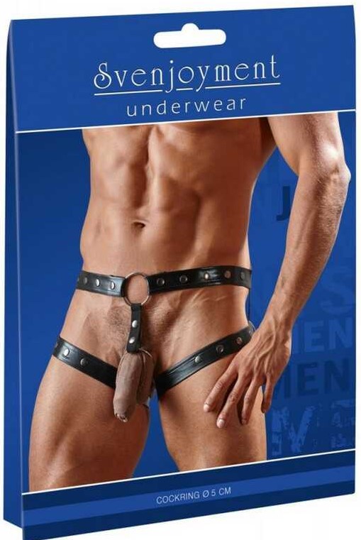 Фото Orion, Германия Мужской пояс-бондаж Svenjoyment Hip Belt черный M/L