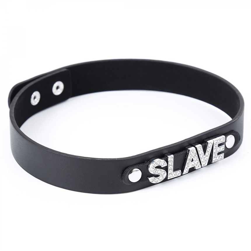 Фото KISSEXPO Стильный черный чокер Slave