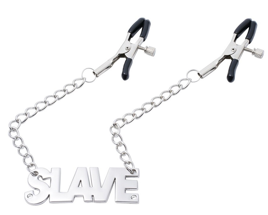 KISSEXPO Зажимы для сосков с цепью Slave — купить в Минске Фото KISSEXPO Зажимы для сосков с цепью Slave