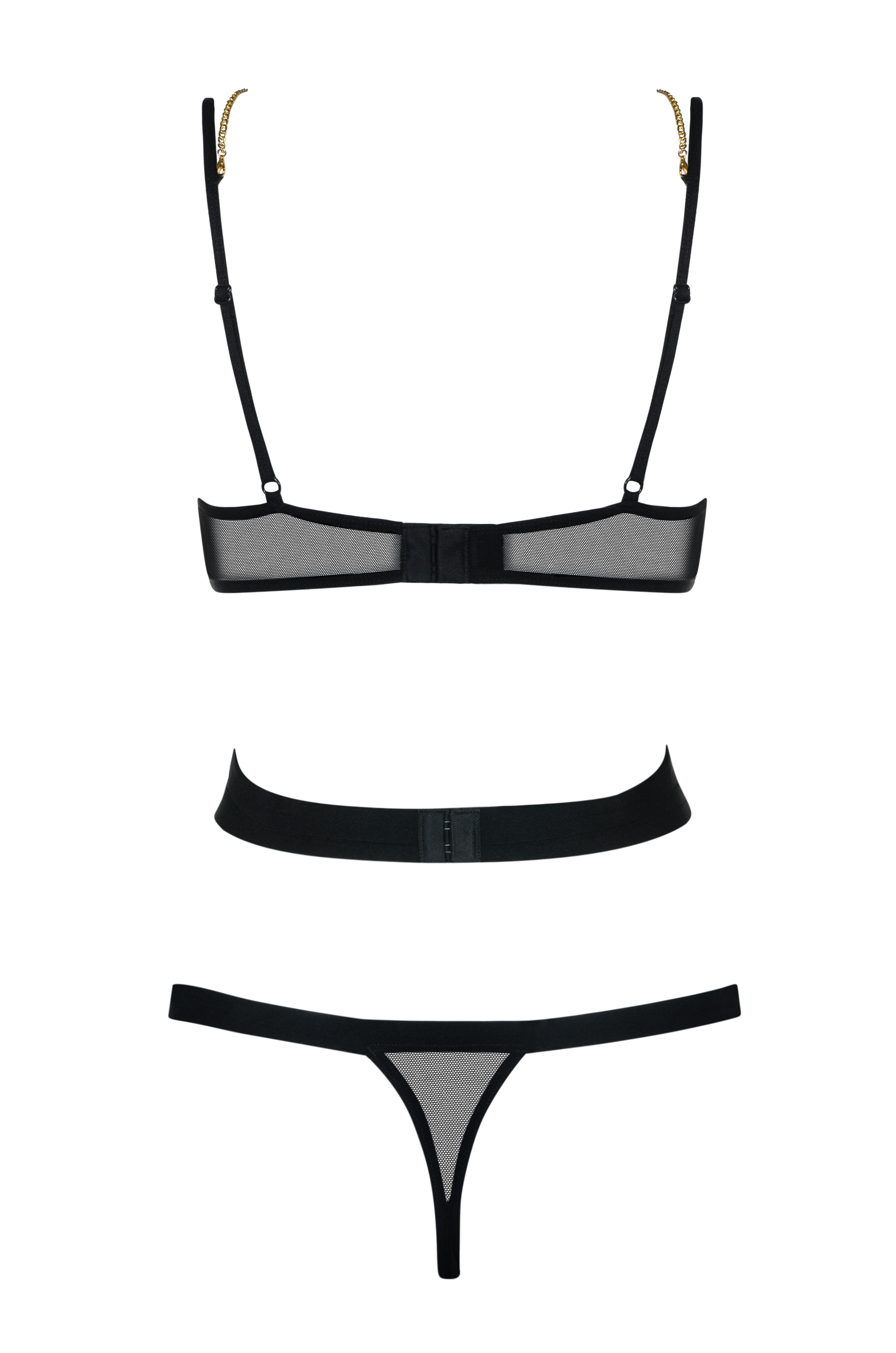Изображение Obsessive, Польша Соблазнительное черное боди Bondy S/M