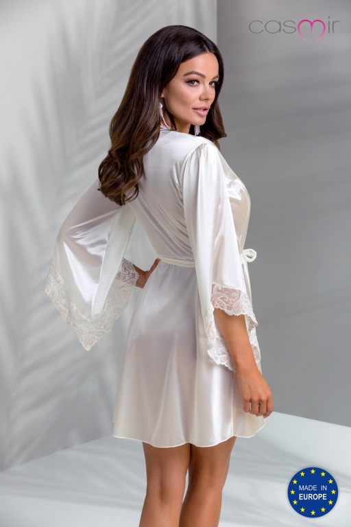 Casmir, Польша Нежный кремовый пеньюар Inoe XXL/XXXL — купить в Минске Изображение Casmir, Польша Нежный кремовый пеньюар Inoe XXL/XXXL