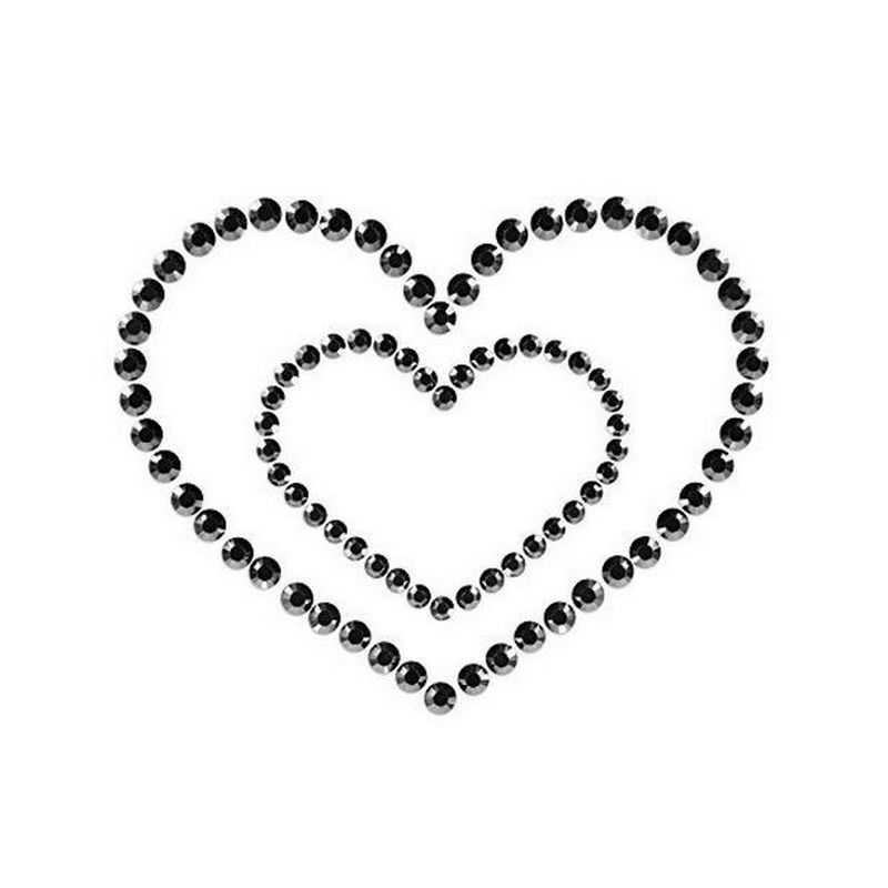 Фото Bijoux Indiscrets, Испания Пэстисы Bijoux Mimi Heart Black черные