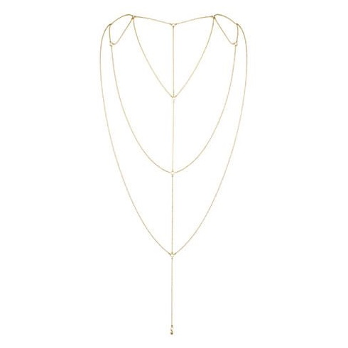 Фото Bijoux Indiscrets, Испания Бикини-цепочка Bijoux Magnifique Back and Cleavage Chain золотая