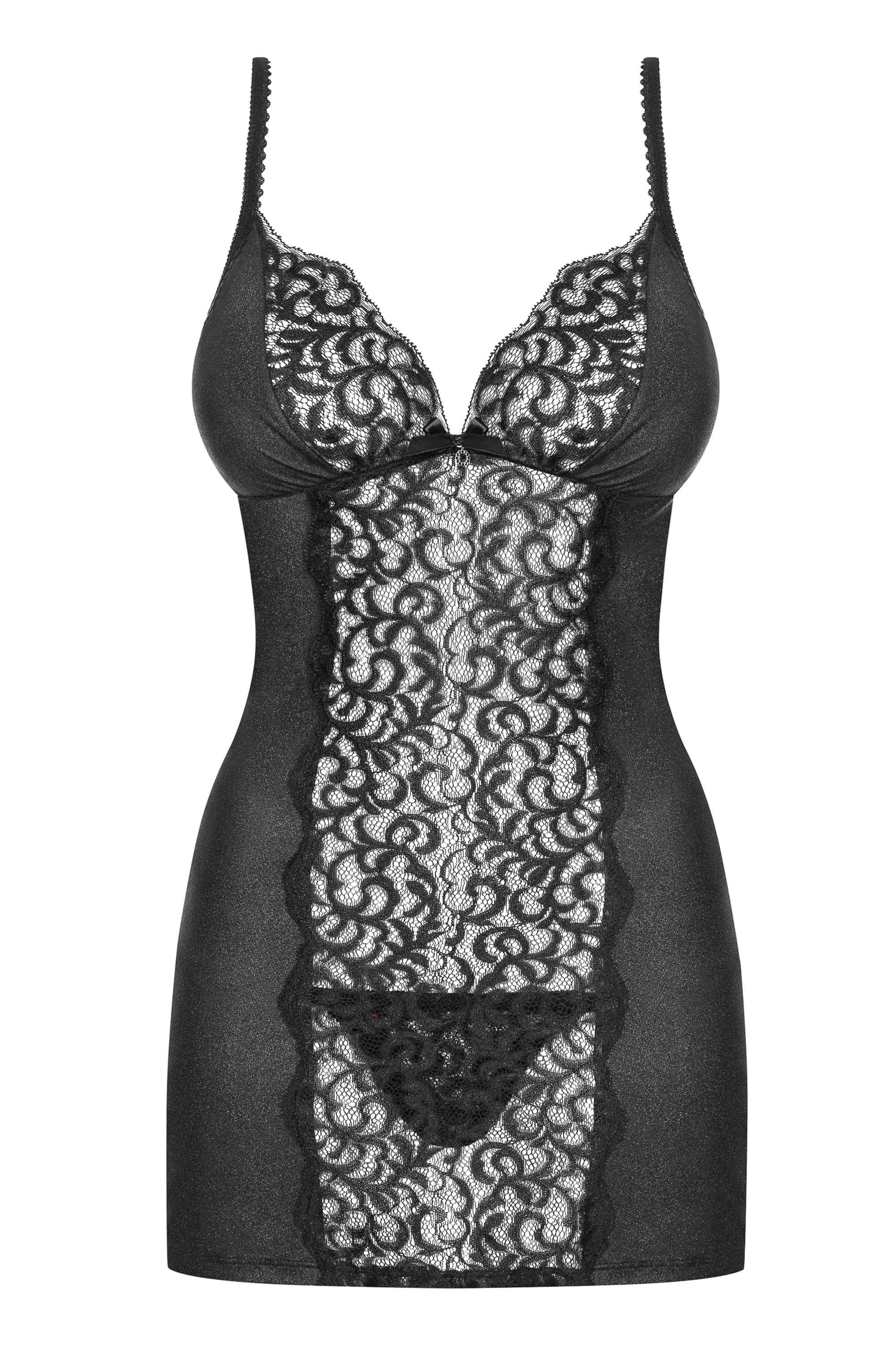 Фото Obsessive, Польша Чувственная сорочка и трусики-стринги Laluna S/M