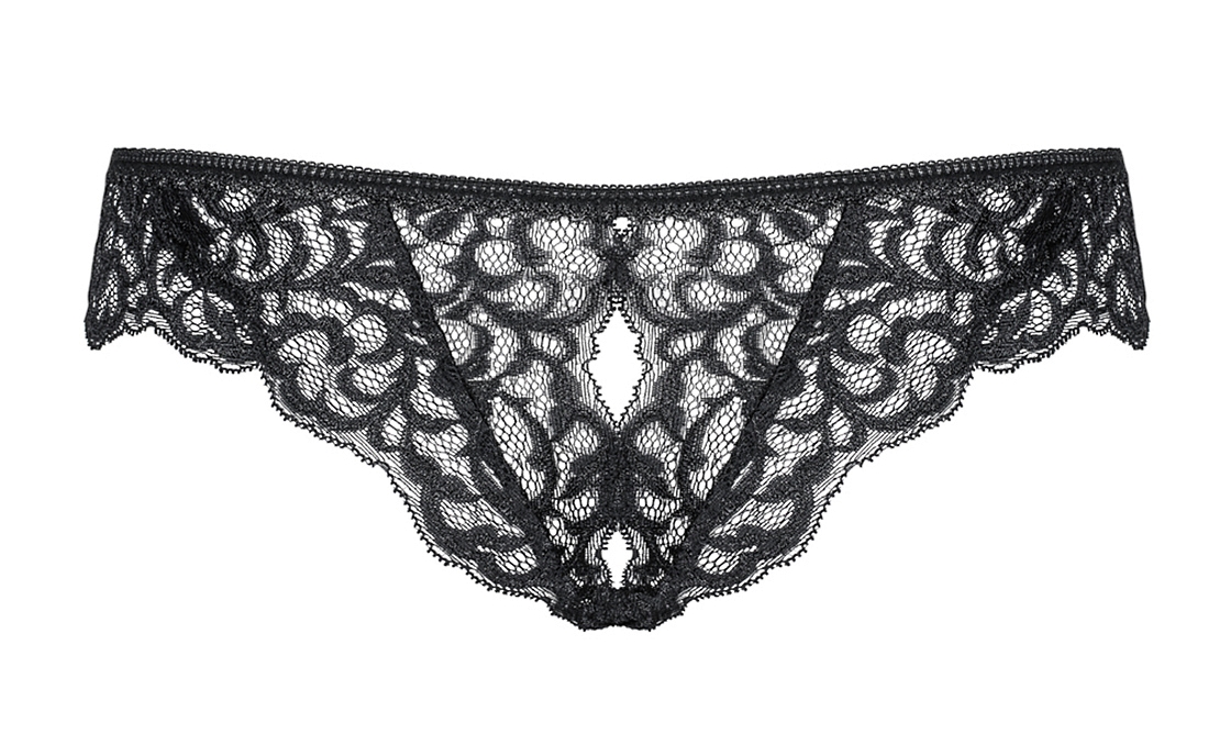Obsessive, Польша Черные трусики с доступом Laluna L/XL — купить в Минске Фото Obsessive, Польша Черные трусики с доступом Laluna L/XL