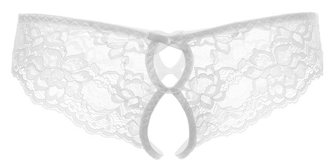 Фото Erolanta Lingerie Эротические трусики белого цвета Erolanta Alla L
