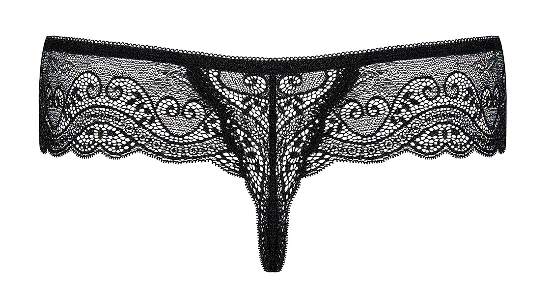 Изображение Obsessive, Польша Трусики стринги Miamor черные L/XL