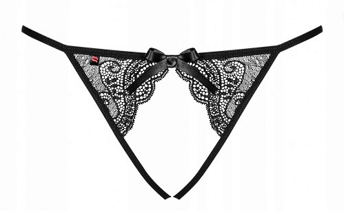Изображение Obsessive, Польша Нежные кружевные трусики с доступом Miamor L/XL