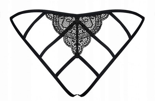 Изображение Obsessive, Польша Нежные кружевные трусики с доступом Miamor L/XL