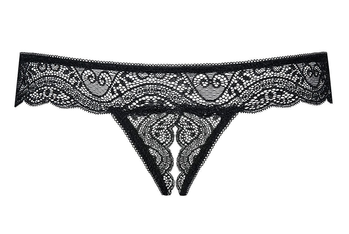 Obsessive, Польша Трусики с доступом Miamor черные L/XL — купить в Минске Изображение Obsessive, Польша Трусики с доступом Miamor черные L/XL