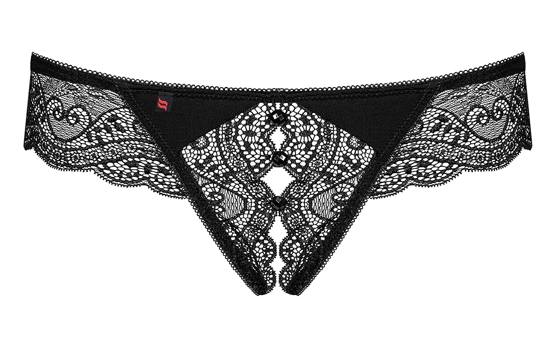Obsessive, Польша Трусики с доступом Miamor черные L/XL — купить в Минске Изображение Obsessive, Польша Трусики с доступом Miamor черные L/XL