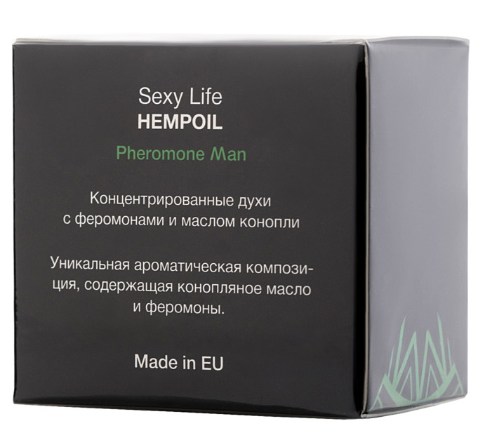 Изображение Sexy Life Концентрат феромонов с ароматом конопли для мужчин Sexy Life HempOil Pheromone 5 мл