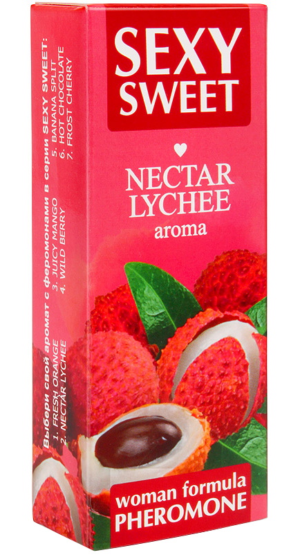 Изображение Биоритм, Россия Парфюмированное средство для тела Sexy Sweet Nectar Lychee с феромонами 10 мл