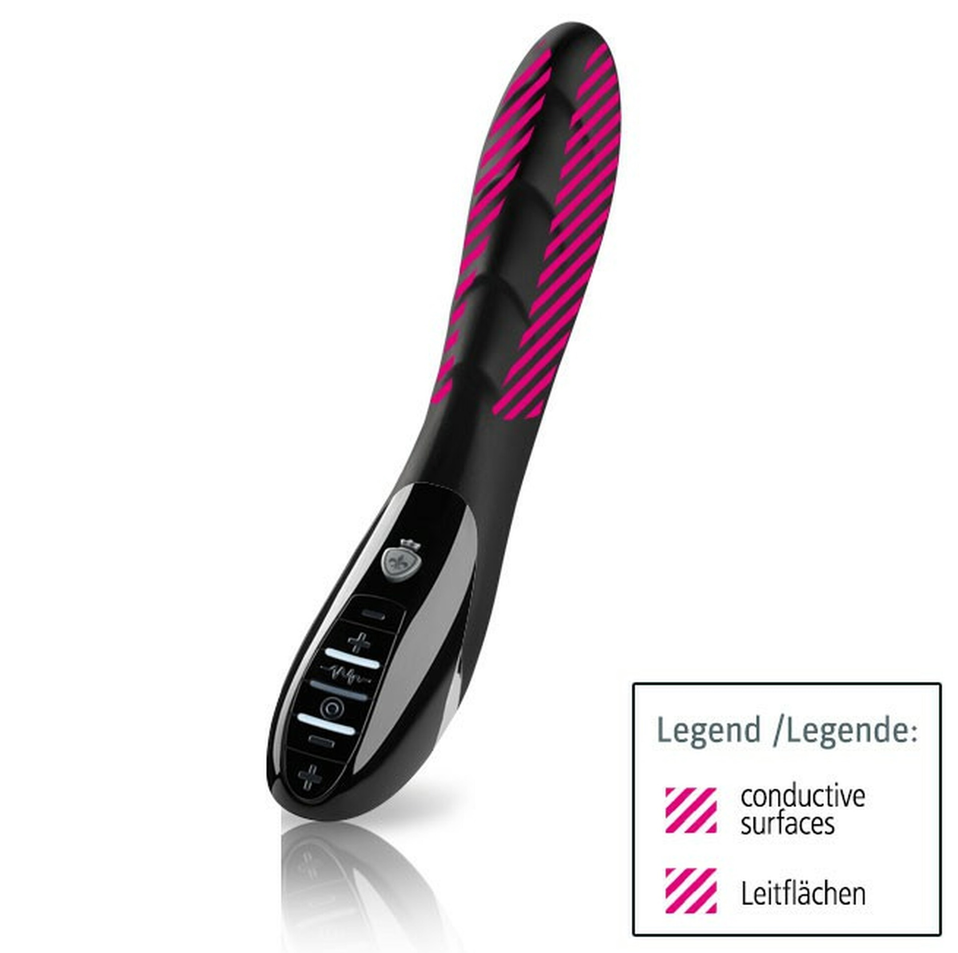 Изображение MYSTIM Вибратор с электростимуляцией Mystim Sizzling Simon Black Edition