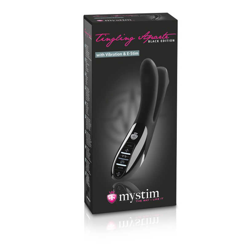 Фото MYSTIM Вибратор Mystim Tingling Apart eStim чёрного цвета
