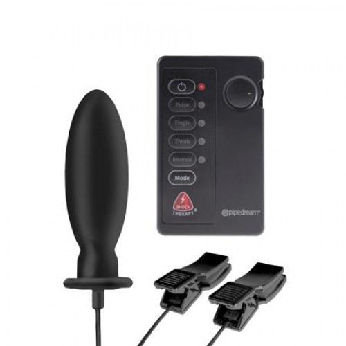 PipeDream, США Анальная пробка и зажимы для сосков с электростимуляцией FFS Shock Therapy Kinky Couples Travel Kit — купить в Минске Фото PipeDream, США Анальная пробка и зажимы для сосков с электростимуляцией FFS Shock Therapy Kinky Couples Travel Kit