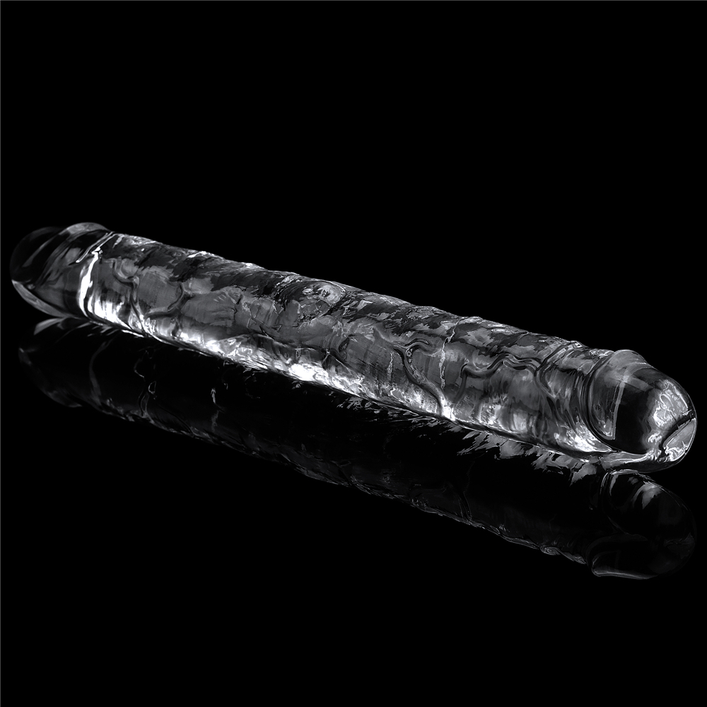 Фото Lovetoy, Китай Двойной фаллоимитатор Lovetoy Flawless Clear Double Dildo 30 см
