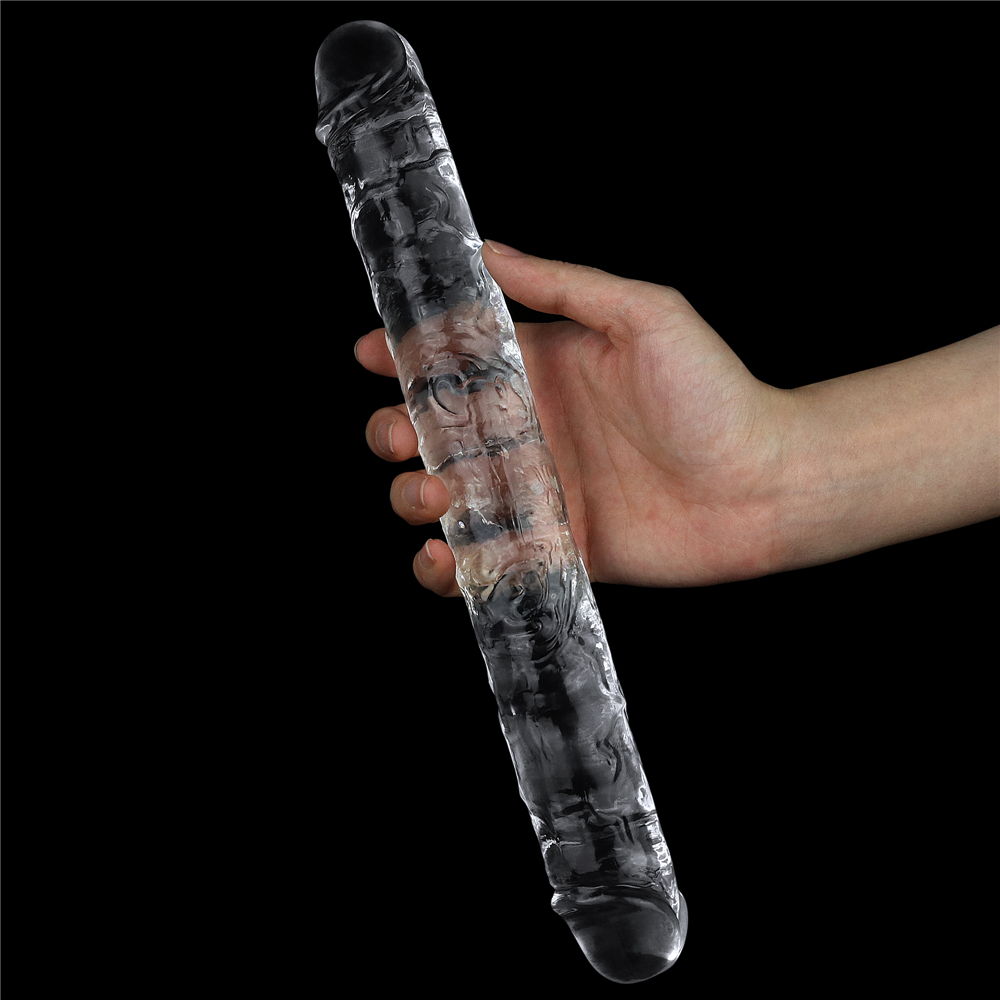 Фото Lovetoy, Китай Двойной фаллоимитатор Lovetoy Flawless Clear Double Dildo 30 см