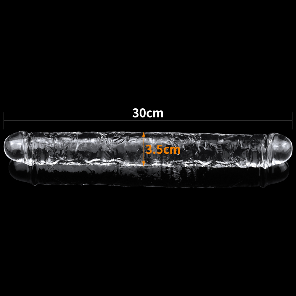 Фото Lovetoy, Китай Двойной фаллоимитатор Lovetoy Flawless Clear Double Dildo 30 см
